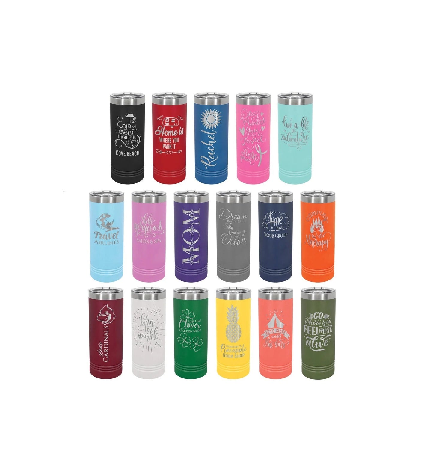 If I Had Feelings, 22oz Skinny Tumbler