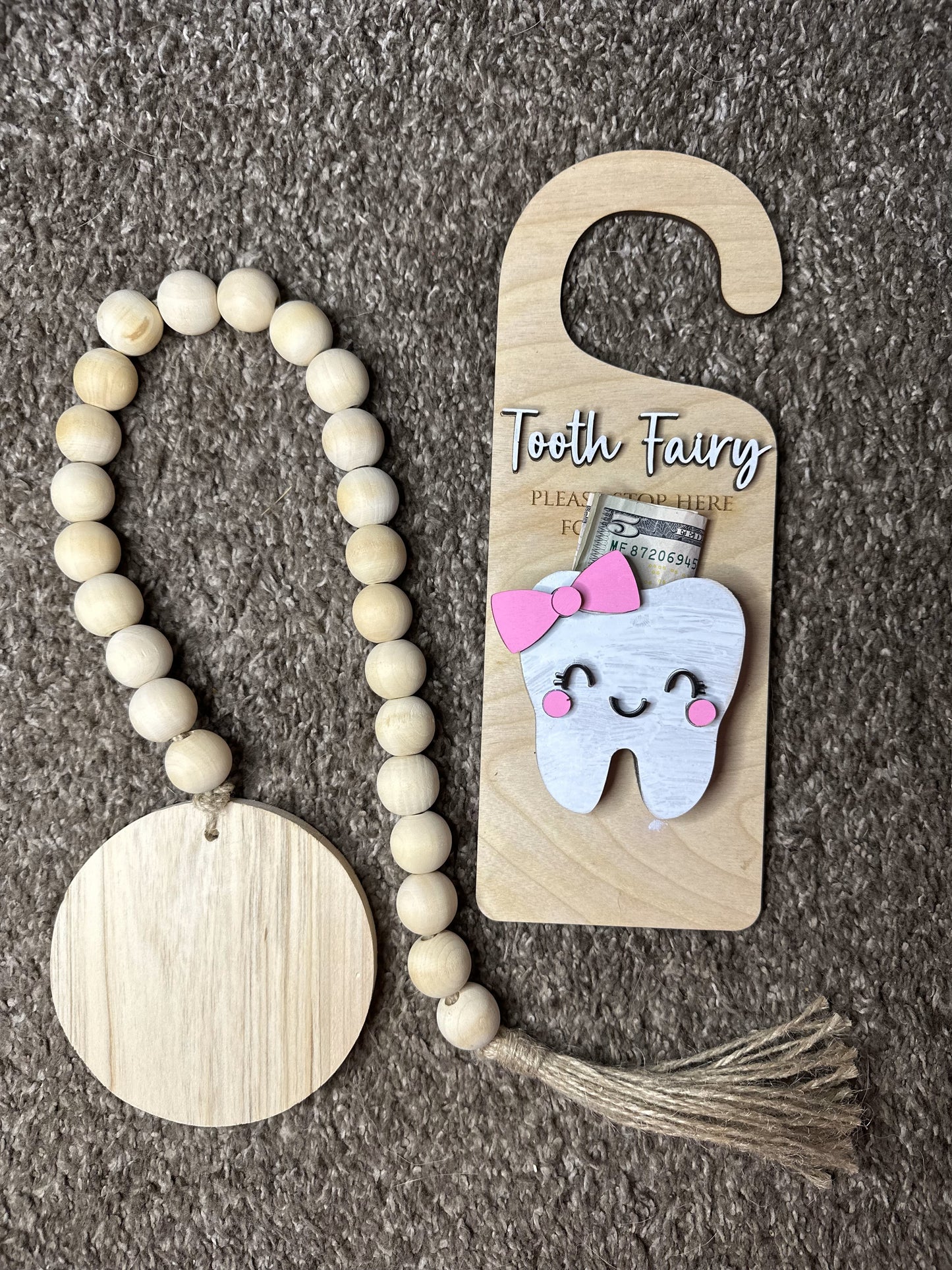 Personalized Tooth Fairy Door Hanger