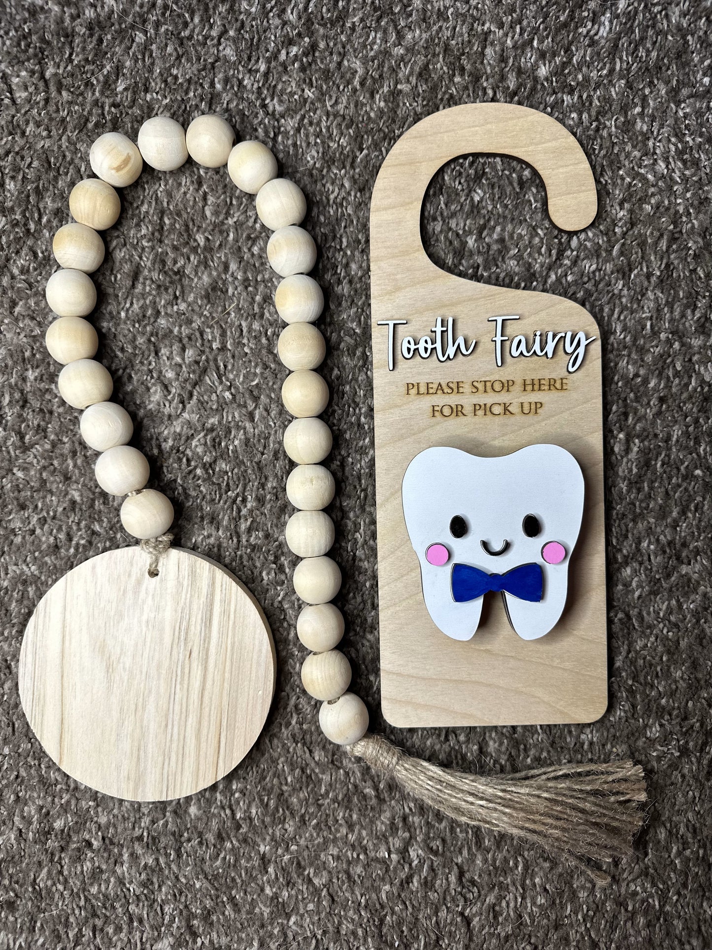 Personalized Tooth Fairy Door Hanger