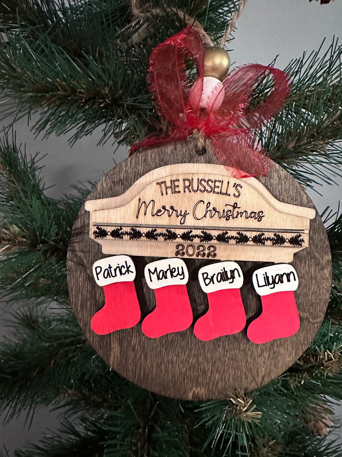 Family Stocking Ornament