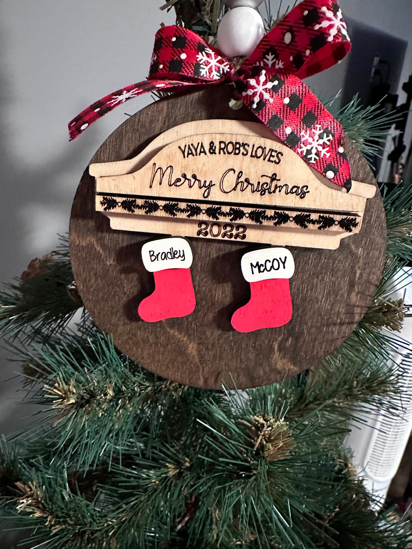 Family Stocking Ornament