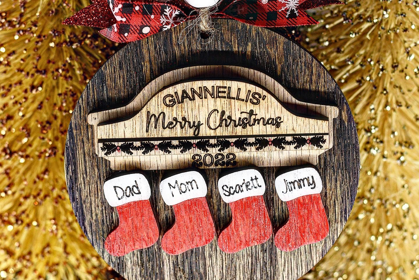 Family Stocking Ornament